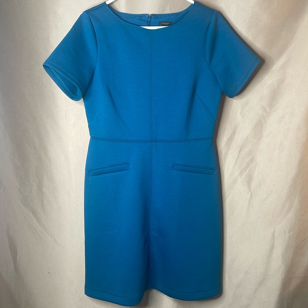 Ann Taylor Factory Blue Dress Size 8